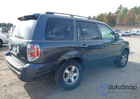 2006 Honda Pilot Ex-L из США, поврежденный, VIN 2HKYF187X6H515561